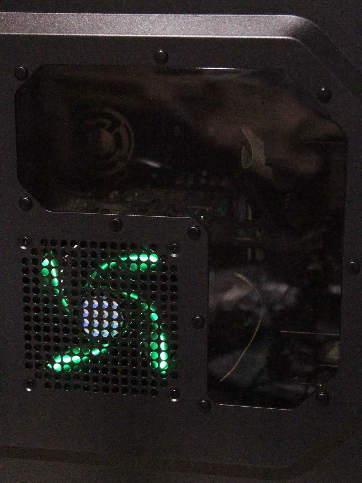 PC Powered On, Interior Closeup